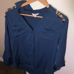 Long Sleeve button down blouse